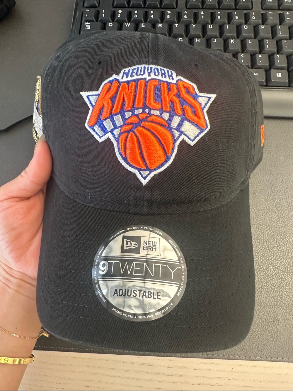 New Era Black Knicks Champions Embroidered Cap